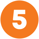 number-5 icon