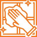 flooring cleaning icon