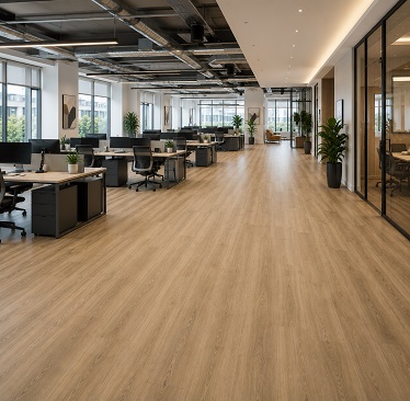 vinyl Wood flooring office interior