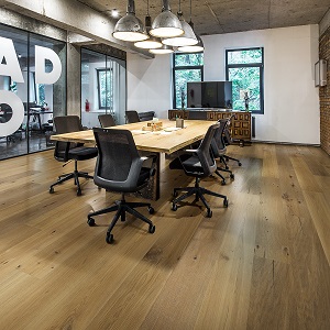 Wooden Flooring in Office