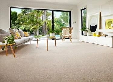 Beige wall to wall carpet living room Abu Dhabi