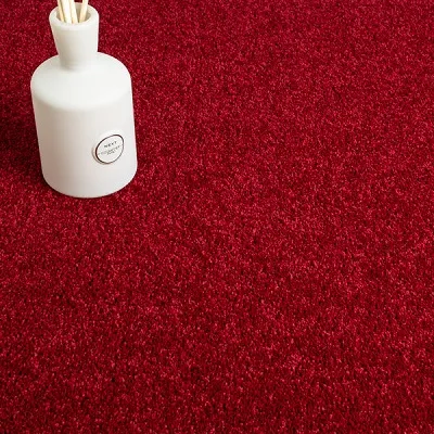 Crimson red color carpet