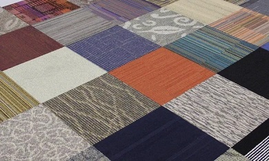 Different Carpet Tiles samples