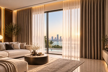 Double Curtains – Blackout + Sheer