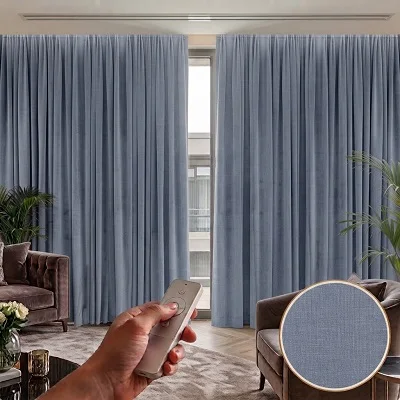 Dusty Blue Linen