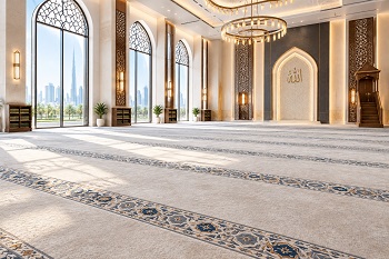 Modern Minimal design Carpets in mosque