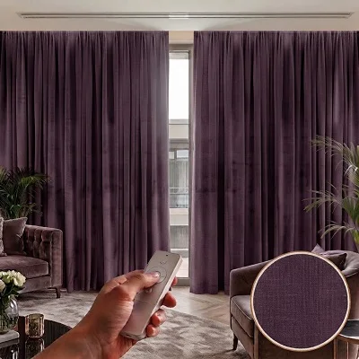 Plum Purple Linen