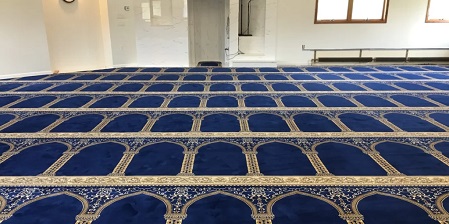 Royal Blue carpets in Mosque