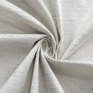 White color Blackout curtains Fabric