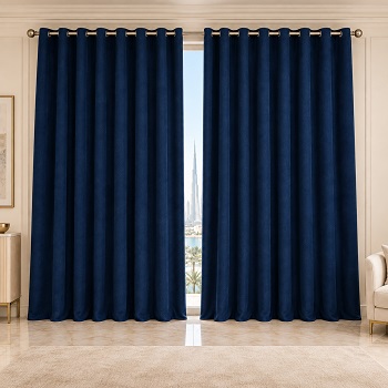 Navy Blue Curtains